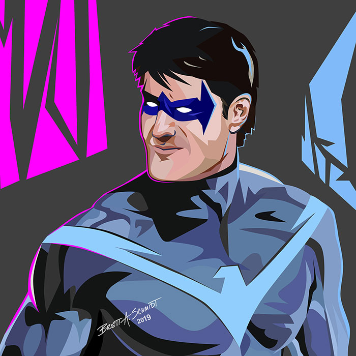 Nightwing Batman Illustration